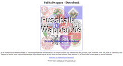 Desktop Screenshot of fussball-wappen.de